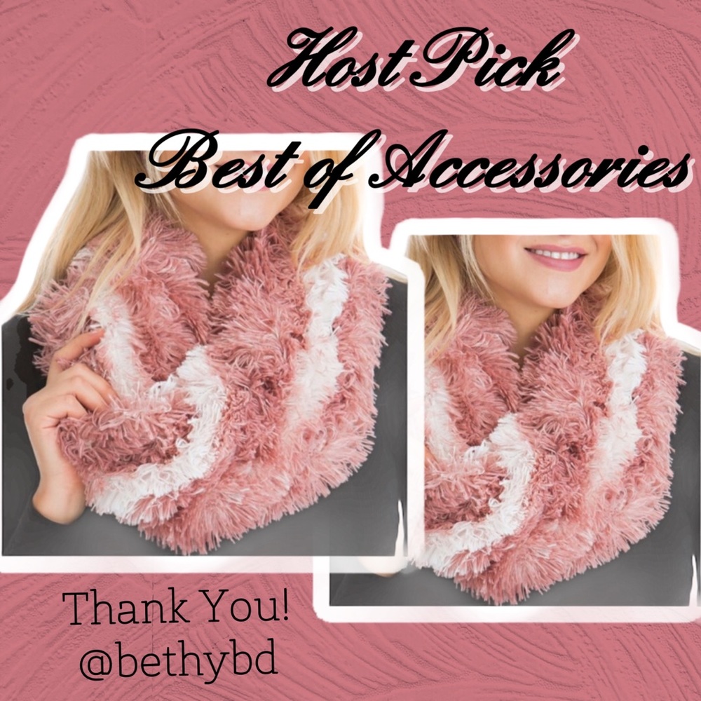 Plush Faux Fur Soft Cozy WrapAround Infinity Scarf - Picture 3 of 7